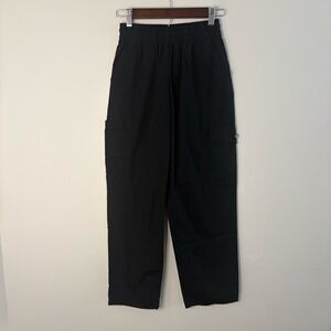 Adar Women’s XS Black Petite Medical Scrub Pants 27” Inseam 22” Waist EUC